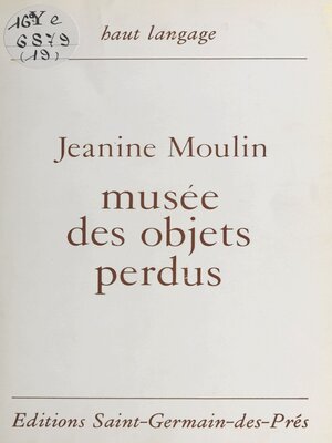 cover image of Musée des objets perdus